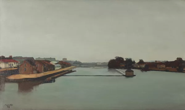 Jacques Fuchs — Garoche et son plan d'eau