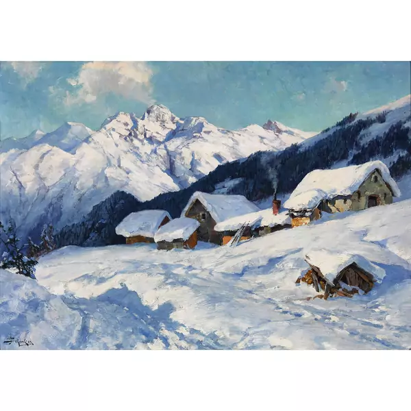 "Bei Ober-Alpina. St. Moritz"