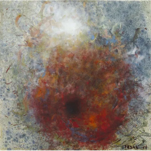 Jacques Pajak — Komposition in Rot.