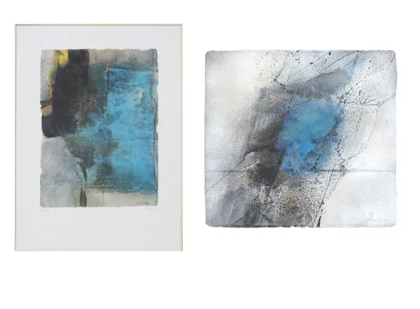Jacques Tyack — Jacques TYACK (1925), Ensemble de deux abstraction lyriques