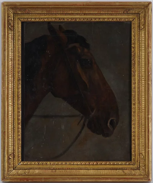 Jacques-Laurent Agasse — Tête de cheval, profil