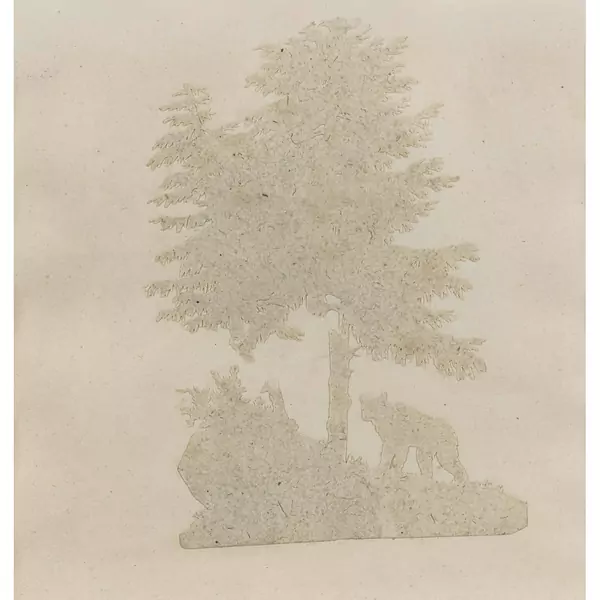 Wildtier unter einem Baum