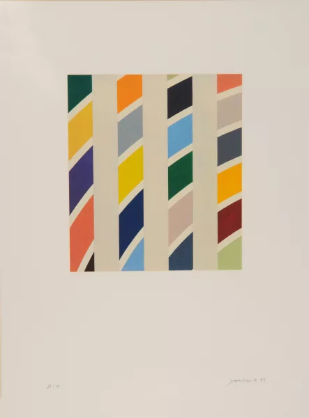 Jahanguir — 2 Blätter: Tarifa II, 1998; Fragmento colorado, 1999