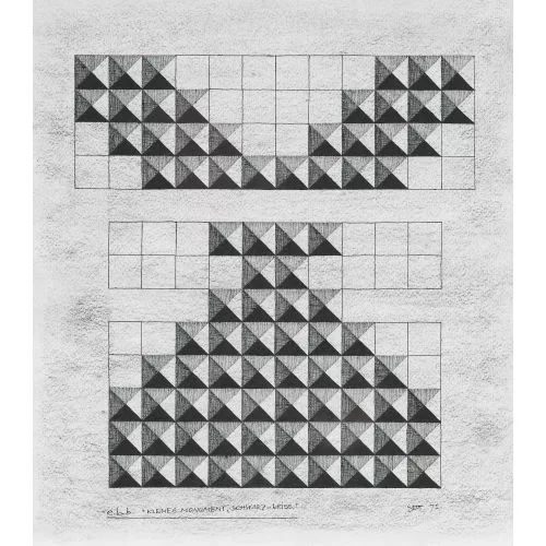 Jakob Bill — "Kleines Monument, Schwarz-Weiss".