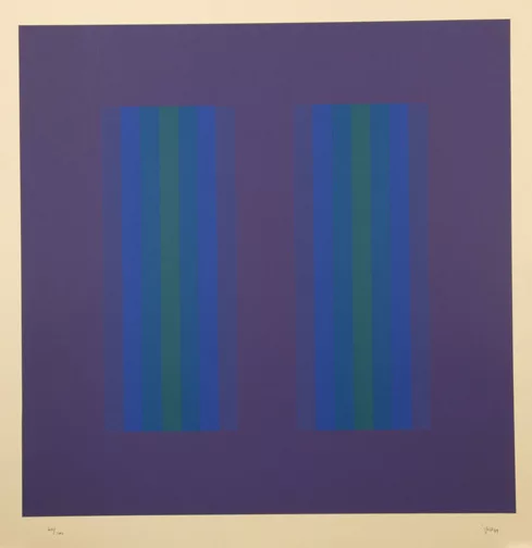 Jakob Bill — Violette Komposition, 1973