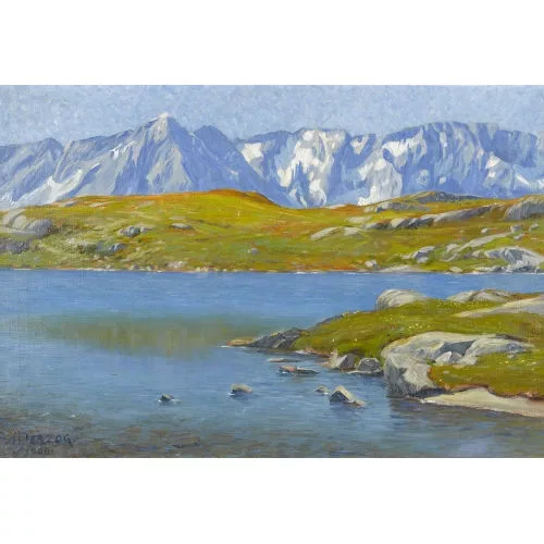 Jakob Herzog — Sommerlicher Alpsee.