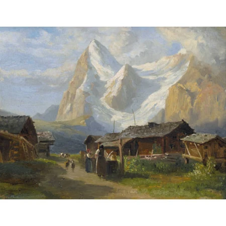 Der Eiger von Mürren aus