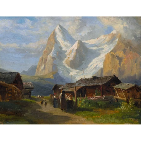 Der Eiger von Mürren aus
