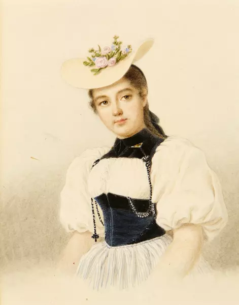 Mädchenportrait Bernerin