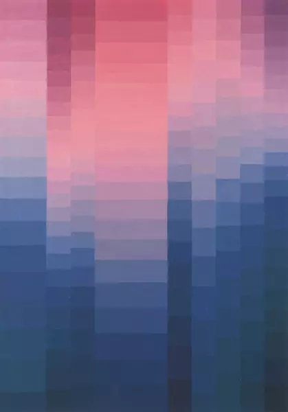 Jakob Weder — Farbsymphonie: Keis Wölchli stoht am Himmel (Detail). 1981. — Schuler Auktionen