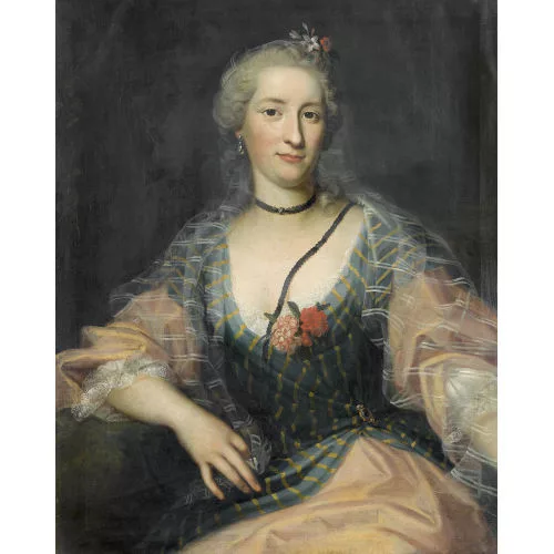 Jakob Emanuel Handmann — Damenporträt.