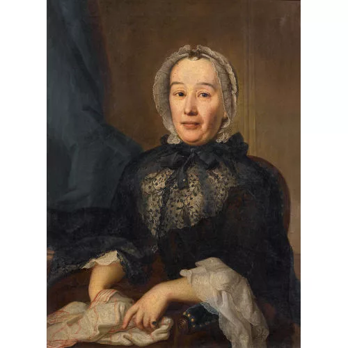 Jakob Emanuel Handmann — Porträt der Anna Maria von Fellenberg.