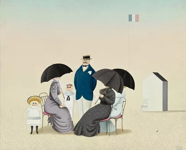 Jan Balet — "À la plage"
