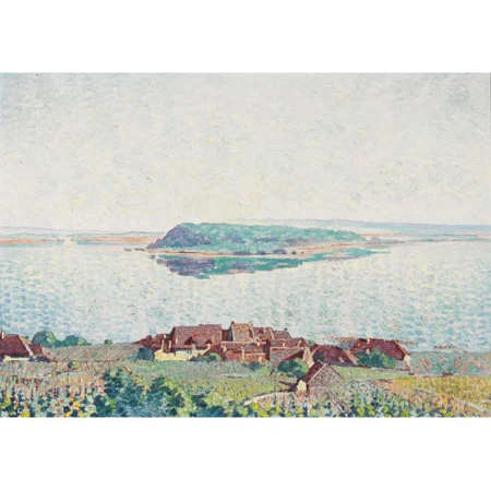 Blick auf Ligerz und die St. Petersinsel