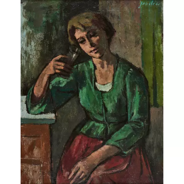 "La femme au verre"