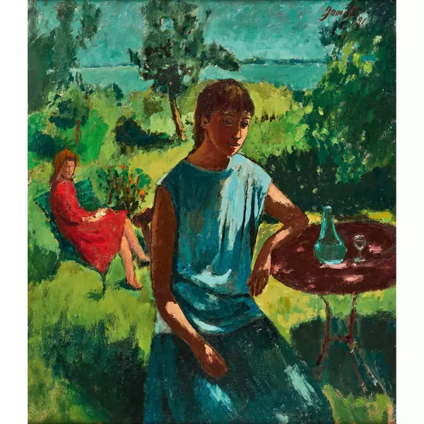"Au jardin"