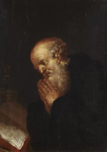Januarius Zick — Betender Heiliger