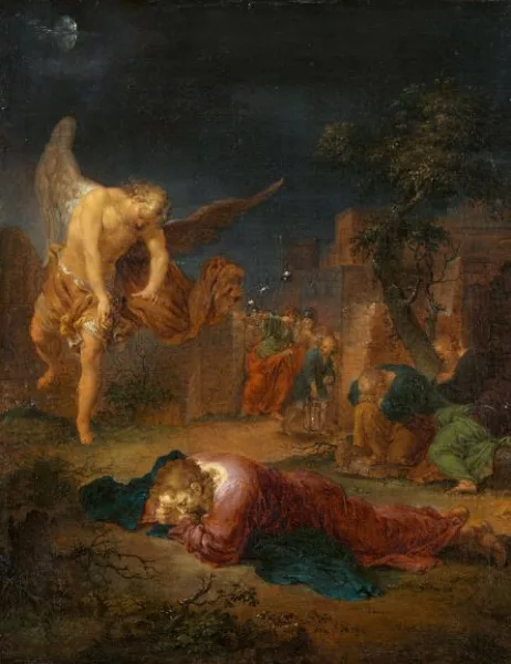 Januarius Zick — Christus am Ölberg