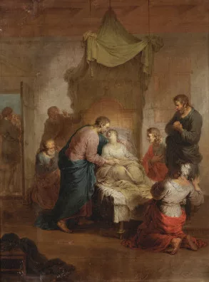 Januarius Zick — Jesus mit Kranker