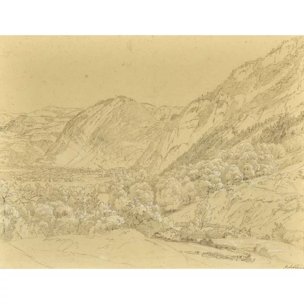 Jean-Antoine Linck — Vue de Cluses.