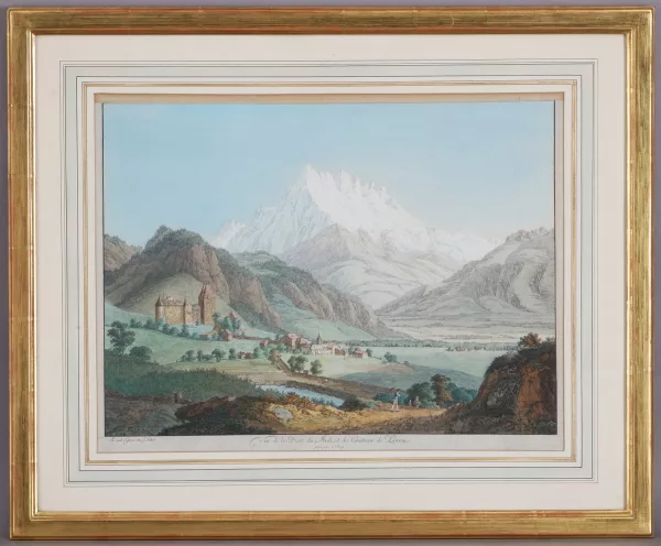 Jean-Antoine Linck — Jean Antoine Linck (1766-1843), Vue la Dent du Midi