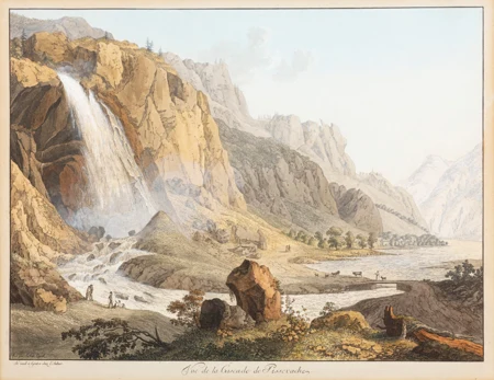 Vue de la Cascade de Pissevache