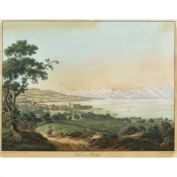 Jean-Antoine Linck — "Vue de Morges".