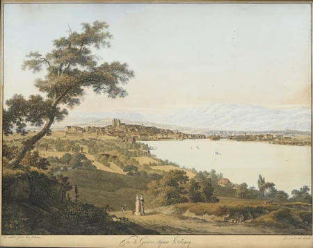 Vue de Genève depuis Cologny
