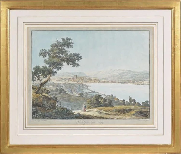 jean antoine linck — Vue de Genève depuis Cologny