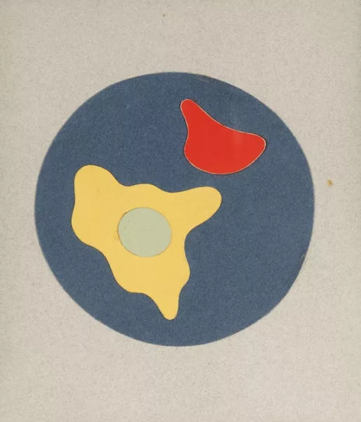 Jean Arp — Composition on Five Collages
