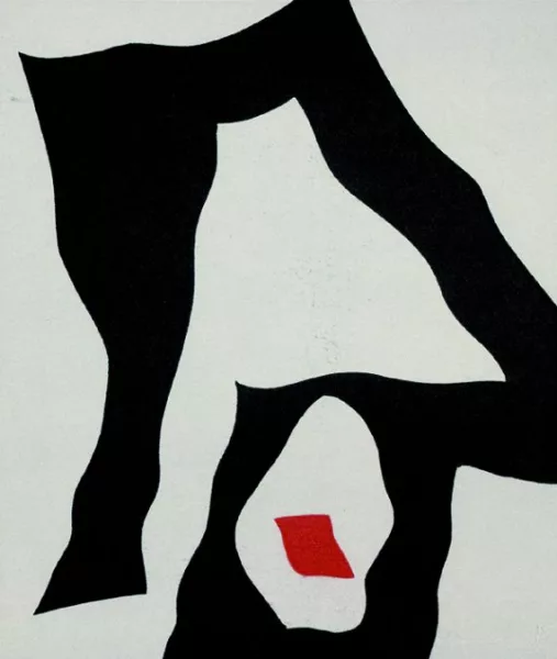 Jean Arp — 5 Bll.: Relief II. Vollier V. Vollier VI. Composition. Figurationen (Drei Elemente)
