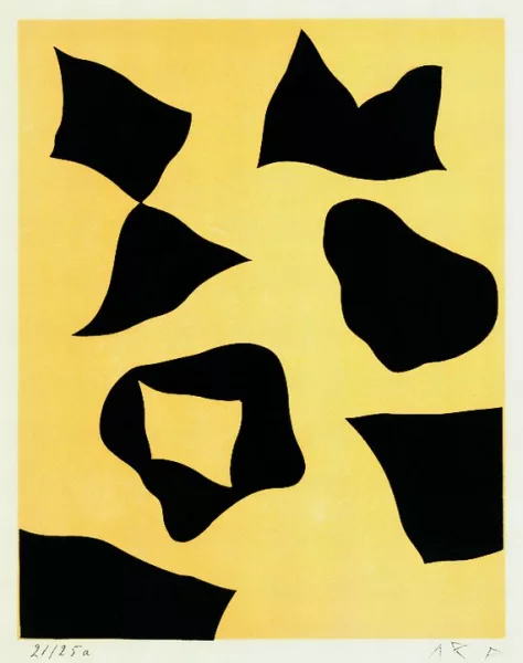 Jean Arp — Es schneit nach oben