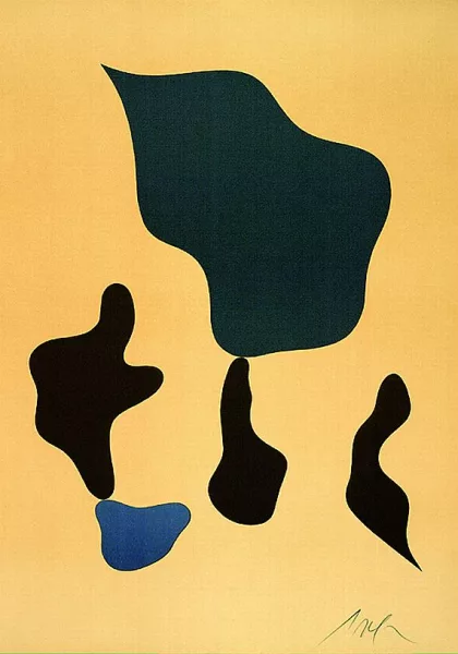 Jean Arp — Composition mit fünf Formen