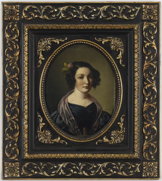 Jean-Baptiste Bonjour — Portrait de jeune femme