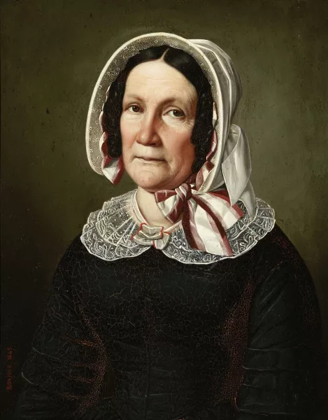 Jean-Baptiste Bonjour — Deux portraits d'un couple bourgeois