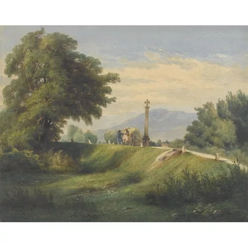 Jean-Baptiste Müntzberger — Das Denkmal Croix de Carre-d′Aval im Kanton Genf.