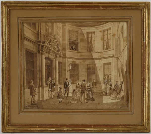 Jean Charles Aymonier — Jean Charles Aymonier (1803-1892), \\Le mariage\\,