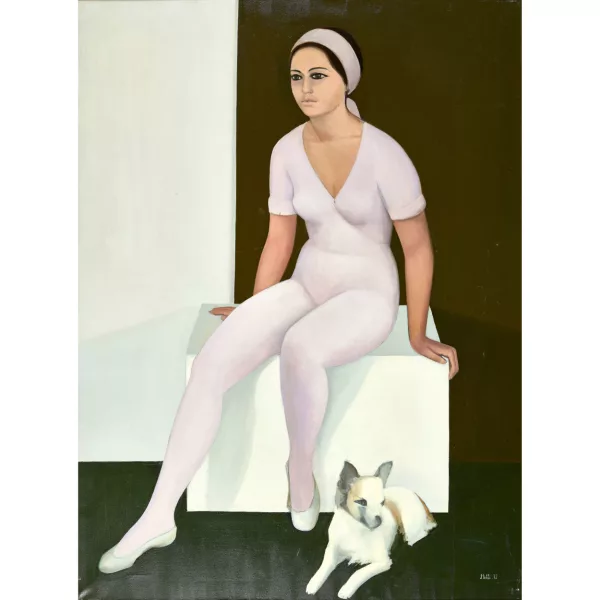 Jean-Claude Stehli — "Danseuse au petit chien".