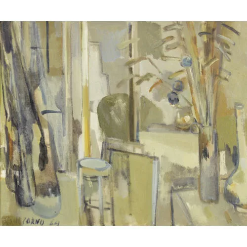 Jean Cornu — Künstleratelier in Paris.