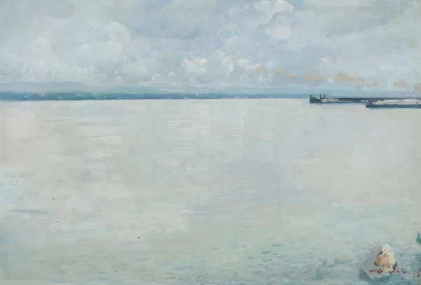 Jean Daniel Ihly — Lac à Anière", 1895