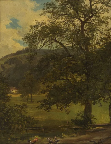 Jean Daniel Ihly — Intérieur de basse-cour
