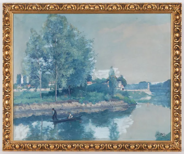 Jean Daniel Ihly — Bord de la Marne à la Varenne,