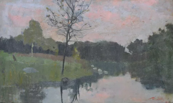 Jean Daniel Ihly — Etang au bois de la Bâtie
