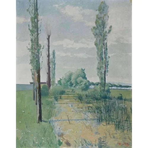 Jean Daniel Ihly — Sommerliche Bachlandschaft.