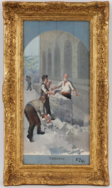 Jean Daniel Ihly — Maçons au travail