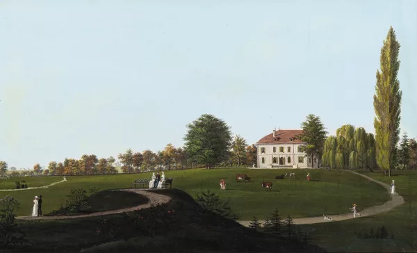 Jean Du Bois — Vue du Grand Montfleury à Versoix