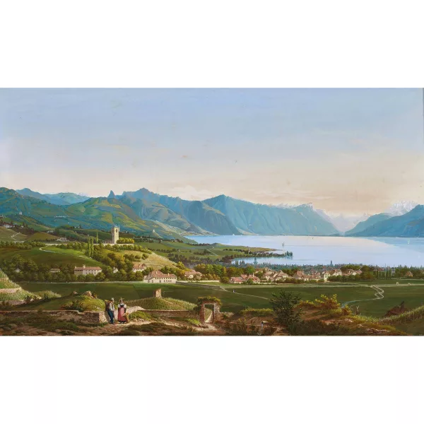 Jean Du Bois — Vevey et le fond du Lac.