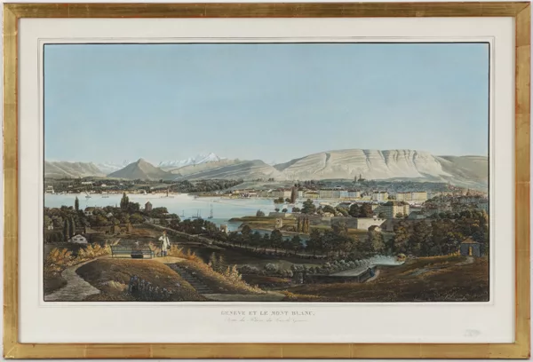 Jean Du Bois — Jean Dubois (1789-1849), Genève et le Mont Blanc,
