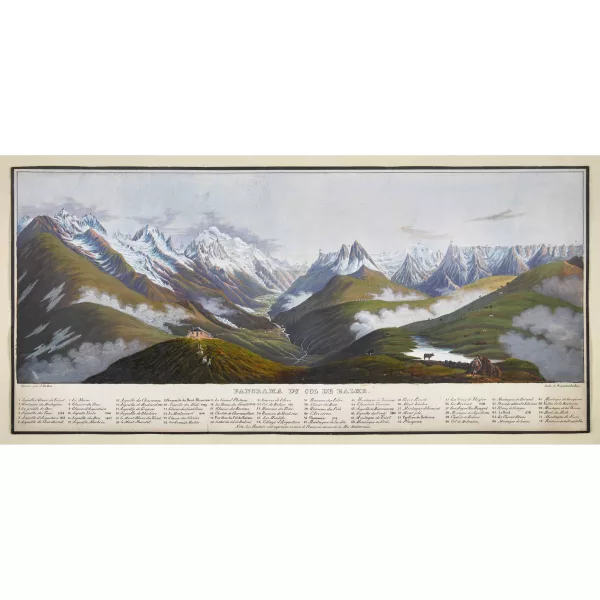 Jean Du Bois — "Panorama du Col de Balme".