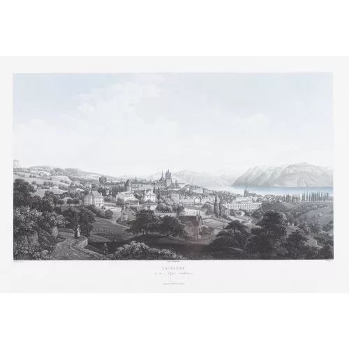 Jean Du Bois — "Lausanne/& les Alpes Vaudoises".